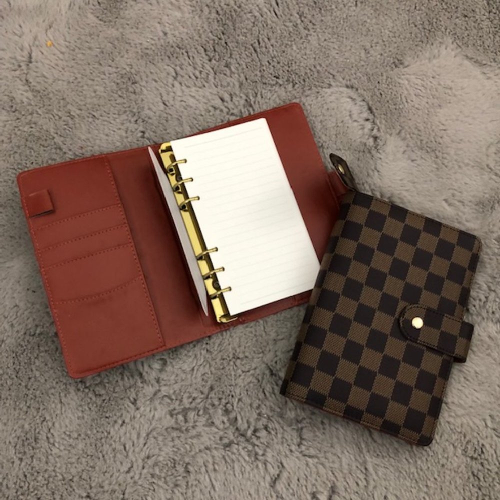Brown Checkered  A6 Agenda Planner - Budget Binder - Picture 5 of 8